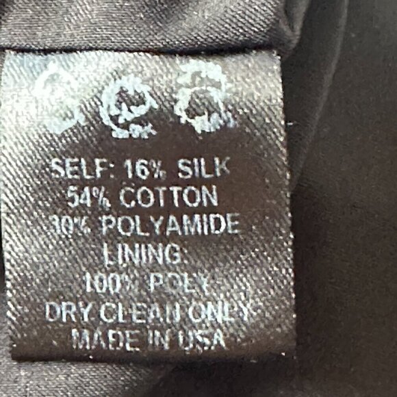 Sea New York Nautical Red Off-White & Navy Blue Sleeveless Peplum Top - Size 8 - Picture 8 of 8